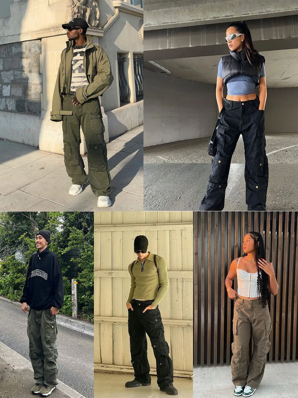 Aelfric Eden Vintage Multi-pocket Cargo Pants