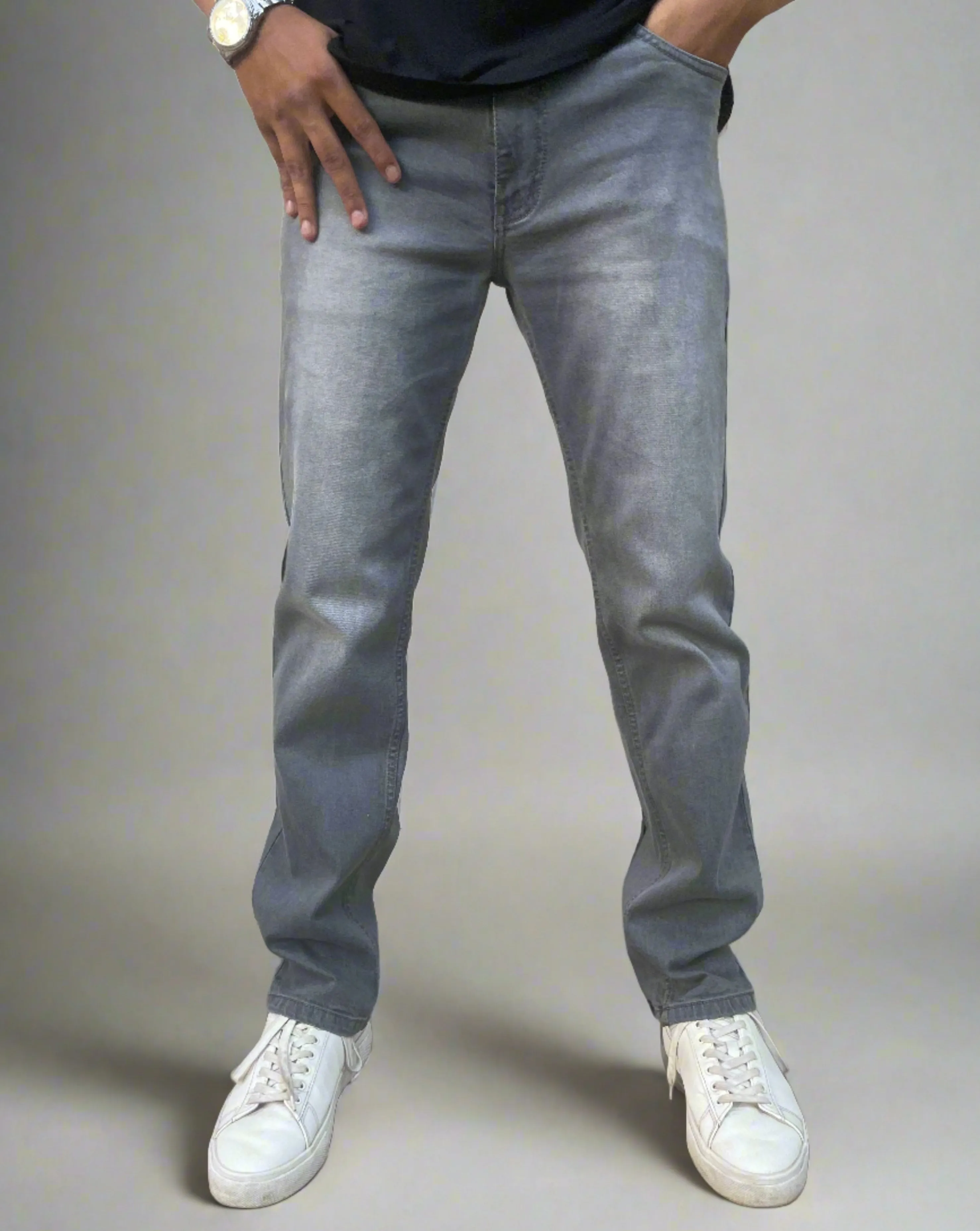All Time Classic Wash Relaxed Straight Leg Jeans