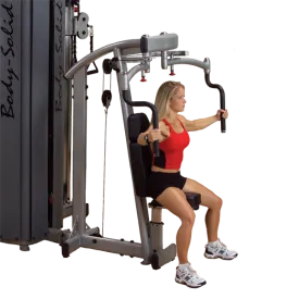 Body-Solid - DUAL PEC/FLY-STATION, DGYM 210LB STACK