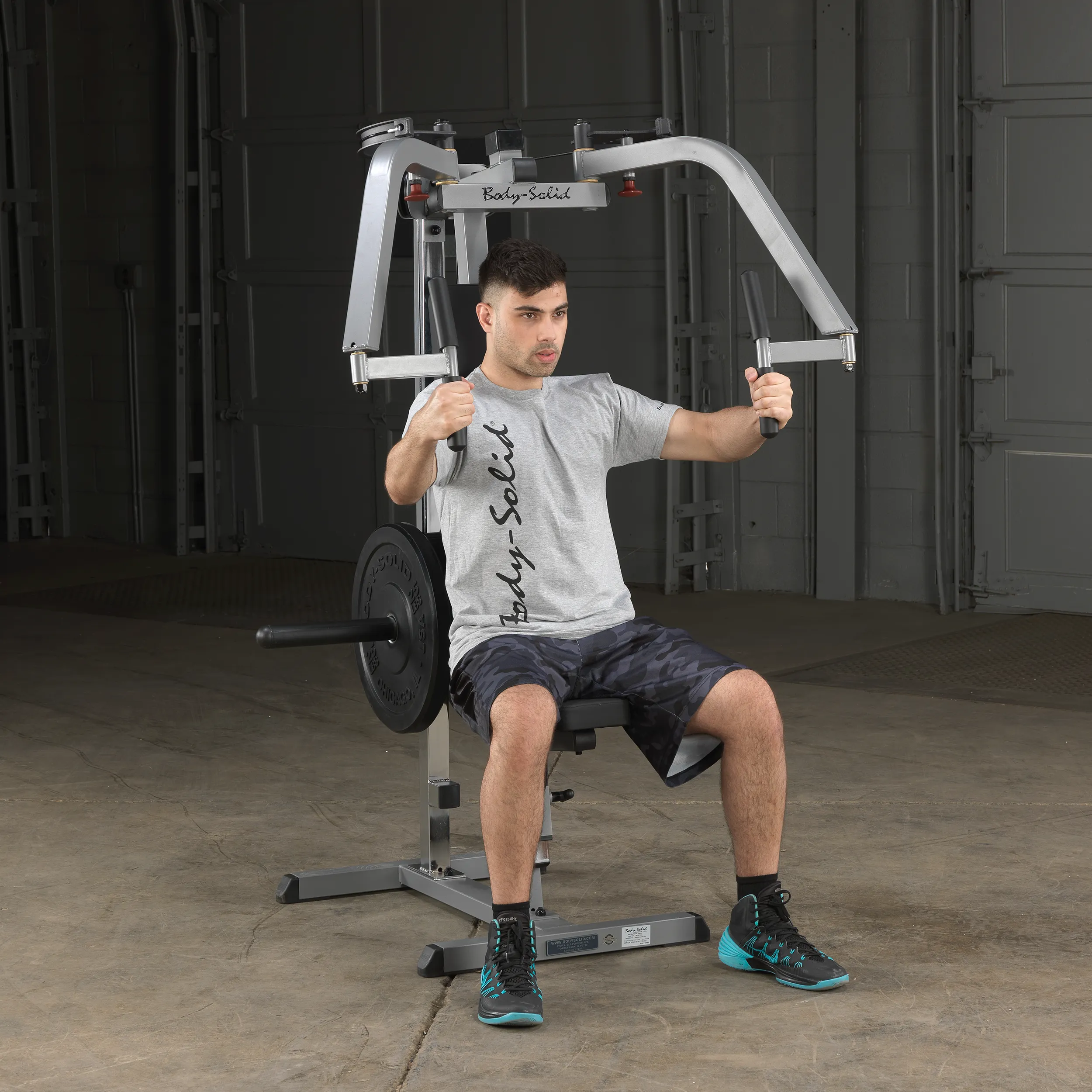 Body-Solid Plate Loaded Pec Fly & Rear Delt Machine GPM65