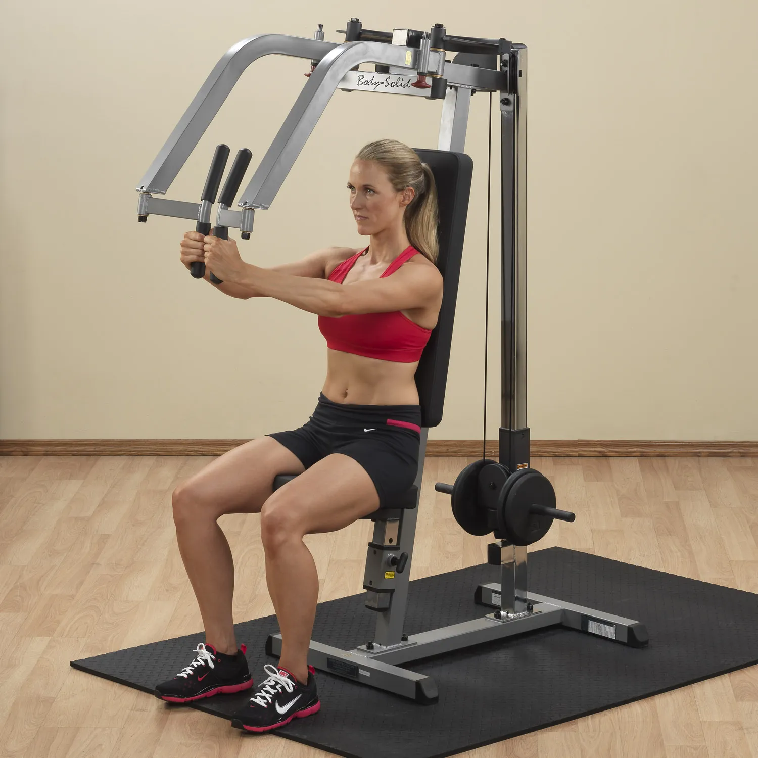 Body-Solid Plate Loaded Pec Fly & Rear Delt Machine GPM65
