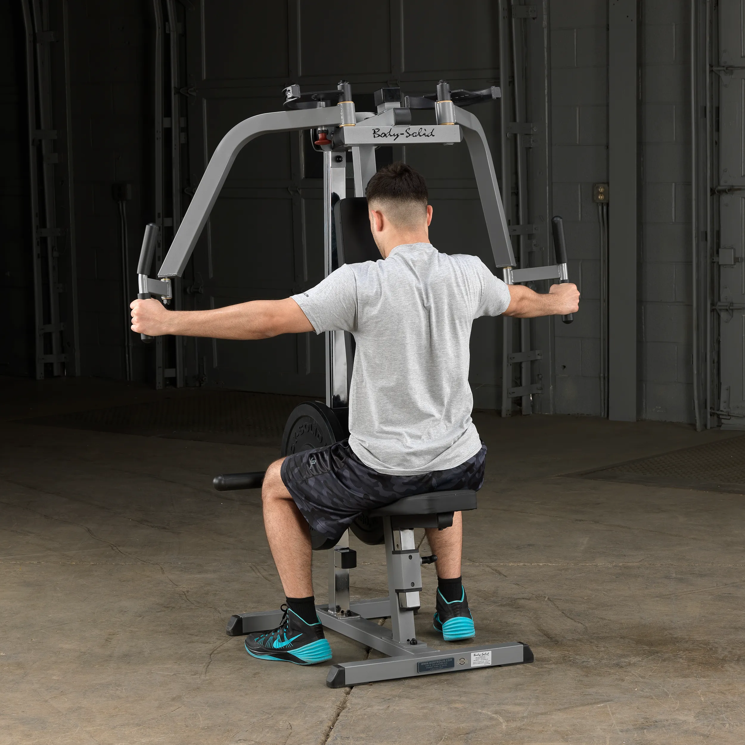 Body-Solid Plate Loaded Pec Fly & Rear Delt Machine GPM65
