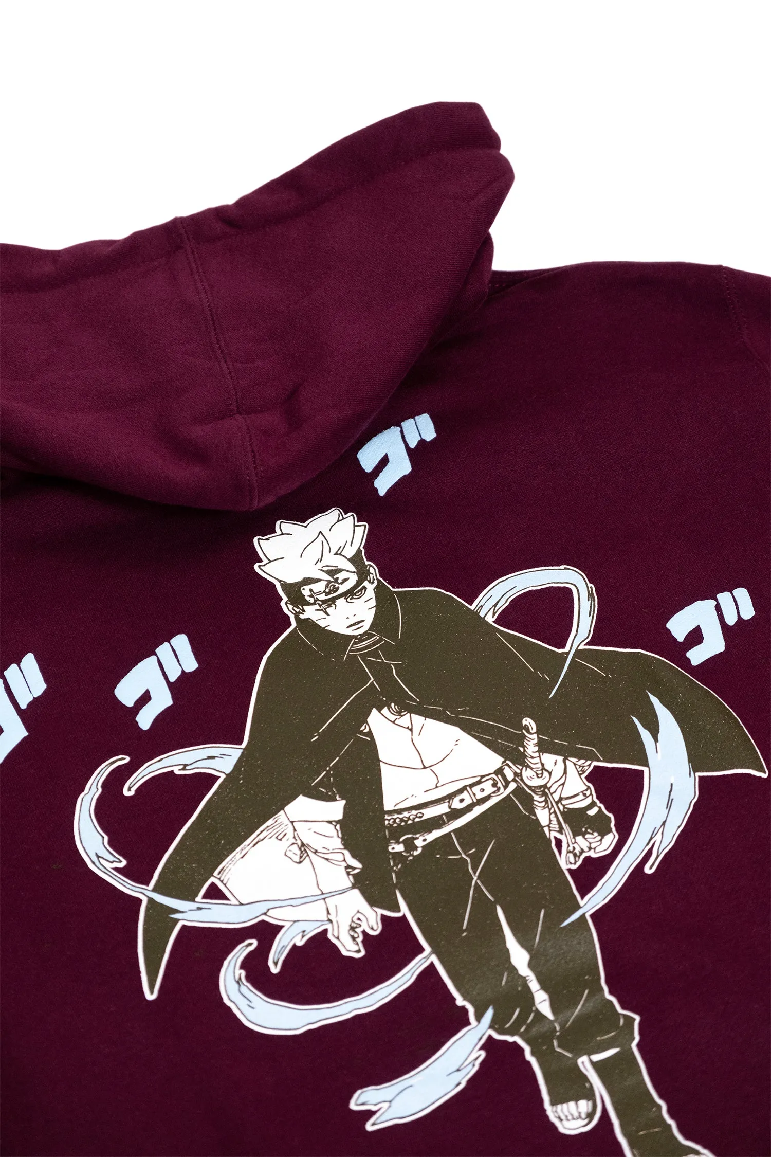 Boruto: Two Blue Vortex No Cure for Idiocy Hoodie - Maroon