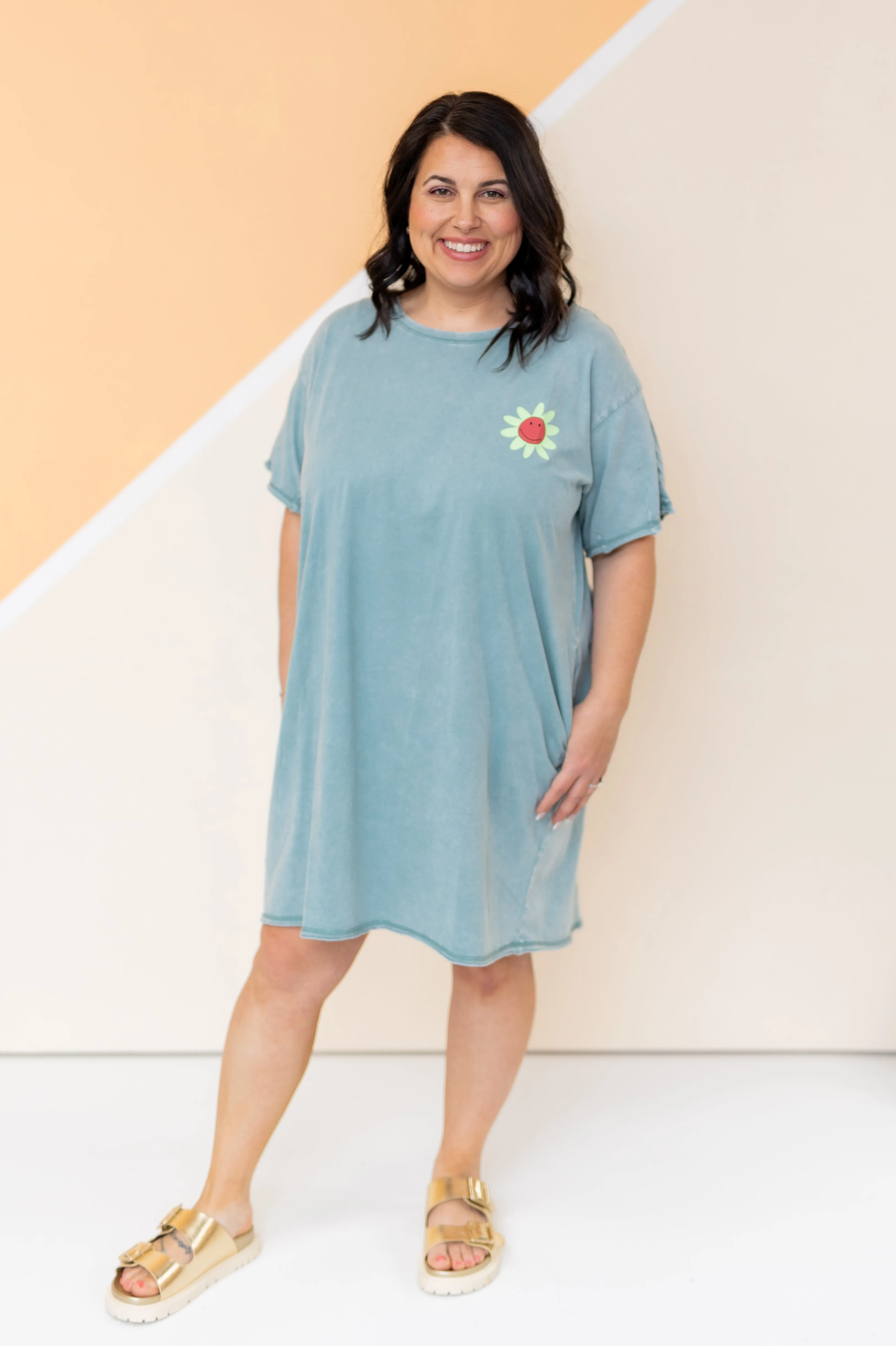 Bright Sun Shiny Day T-Shirt Dress