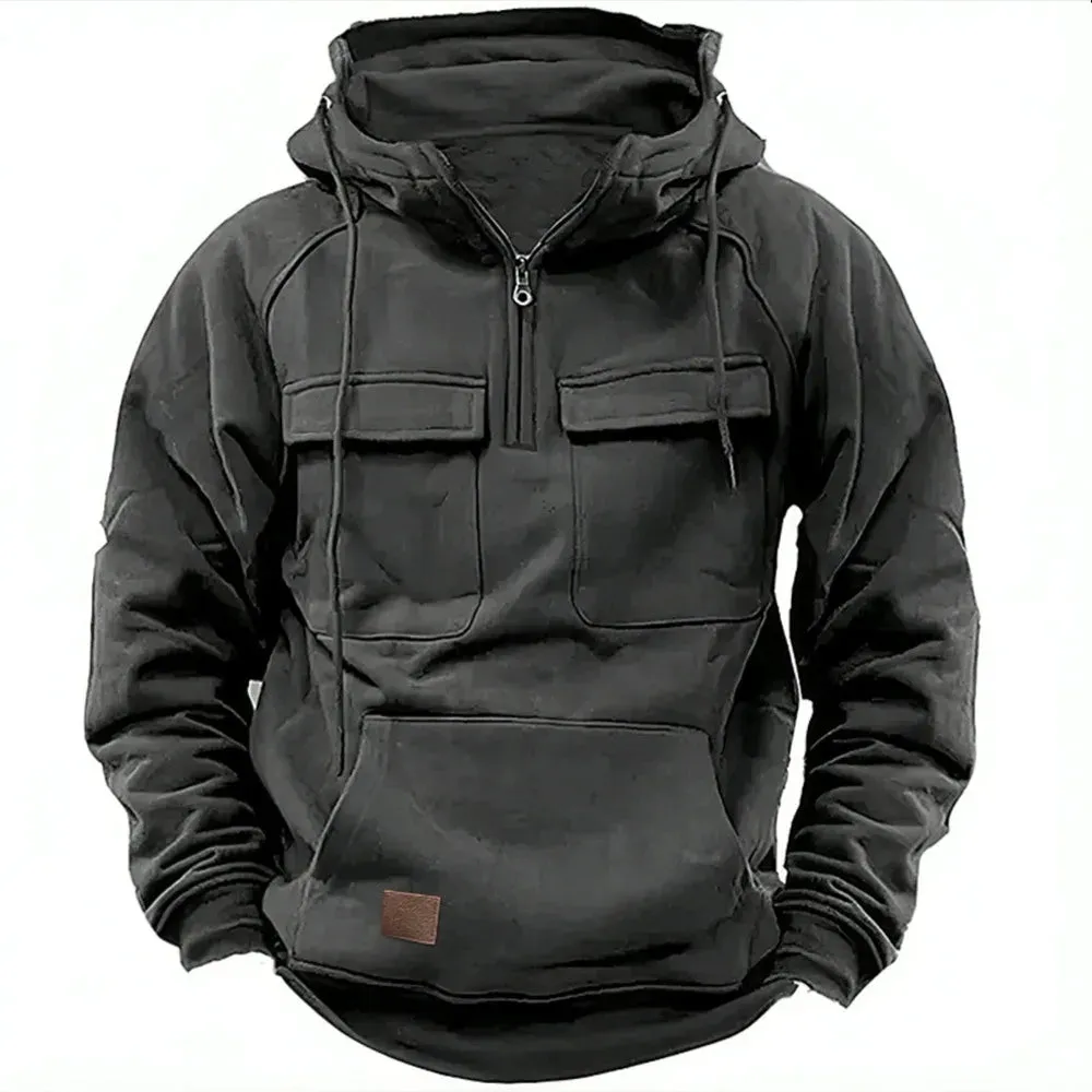 Bryson™ | Fitted Solid Color Casual Hoodie
