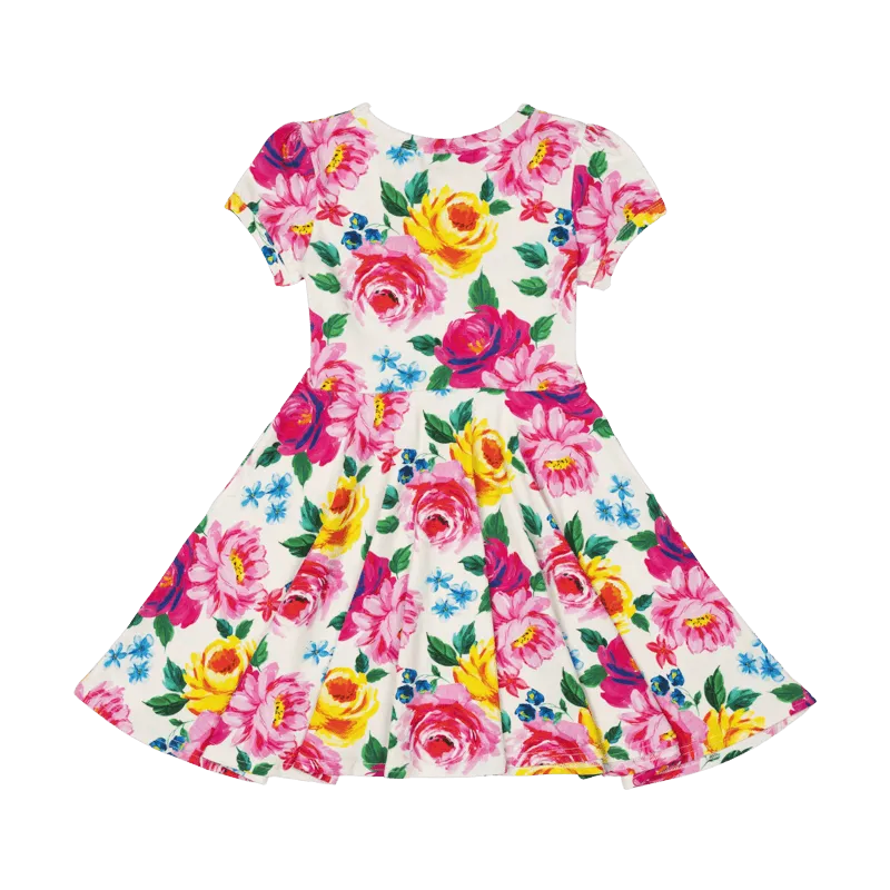 Chintz Waisted Dress