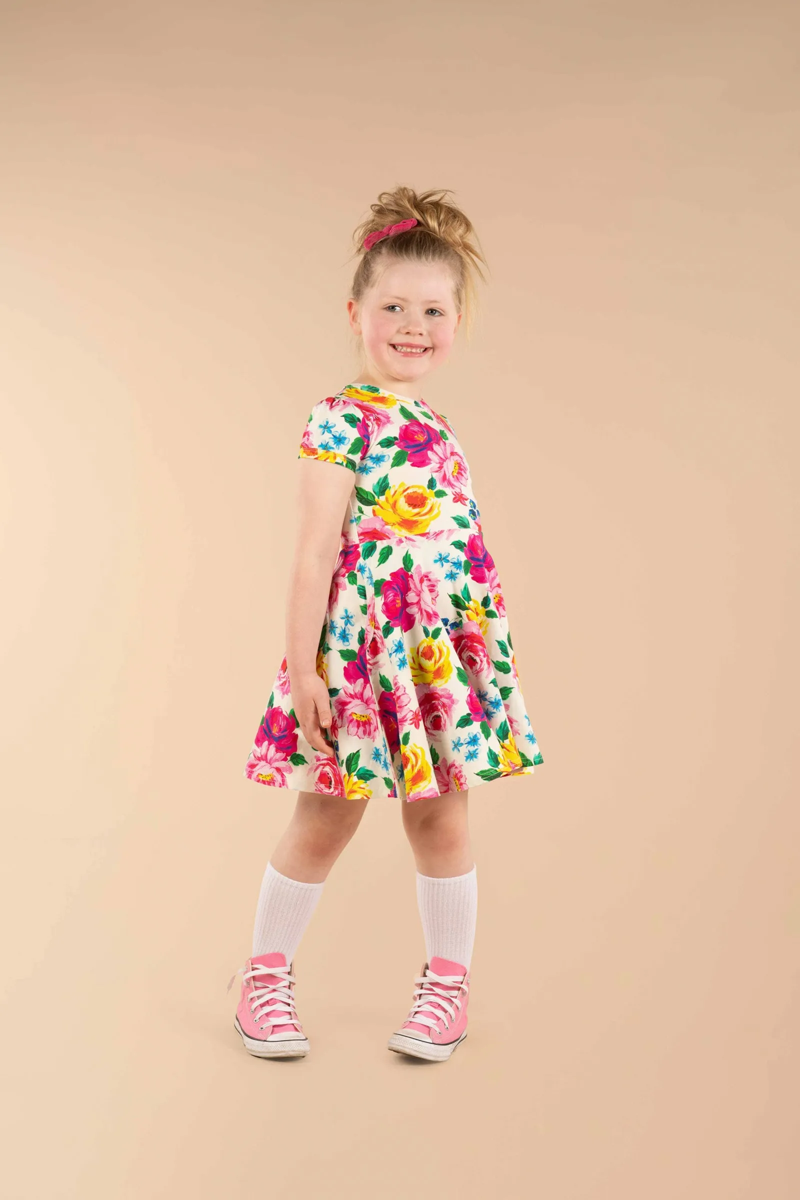 Chintz Waisted Dress