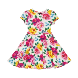 Chintz Waisted Dress