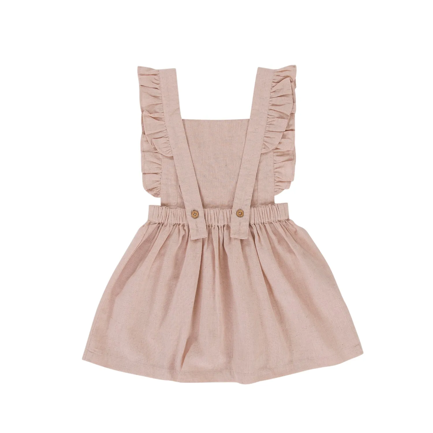 Clara Pinafore - Dusty Pink