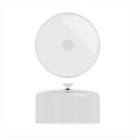 Clear PC Dome Lid With White Handle 26.5 x 16.2cm - Pack 1