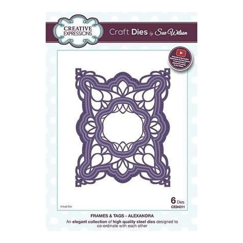 Craft Dies By Sue Wilson - Frames & Tags Collection - Alexandra*