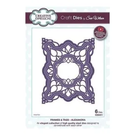 Craft Dies By Sue Wilson - Frames & Tags Collection - Alexandra*
