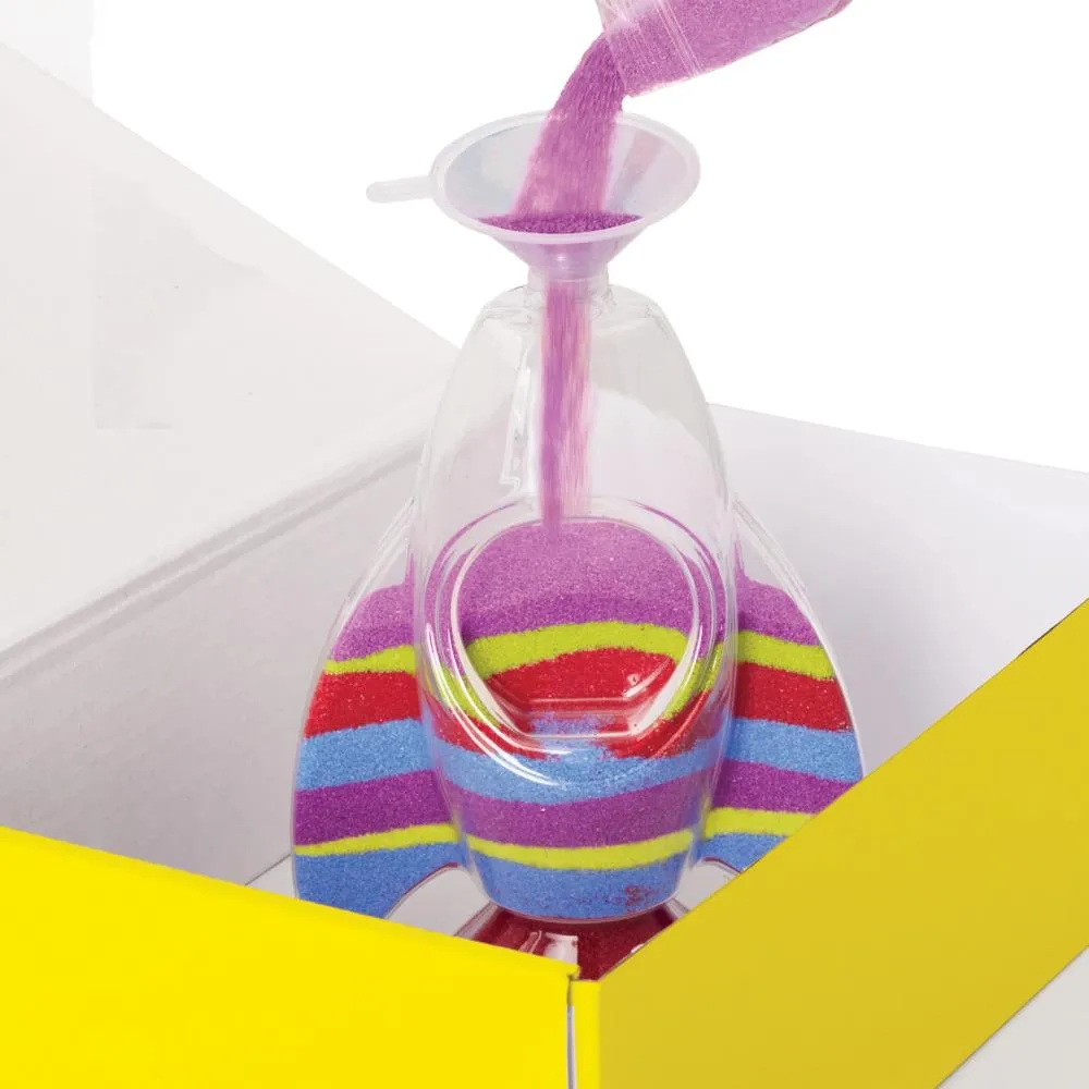 Creativity for Kids Glow in the Dark Sand Art Rocket Ship