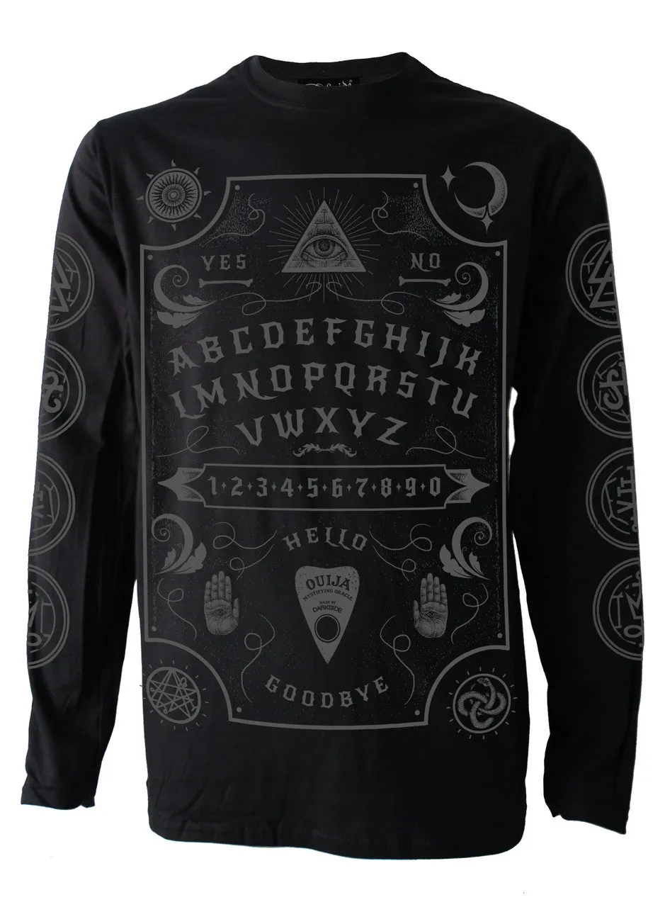 Darkside - OUIJA BOARD - Men's Long Sleeve - Black
