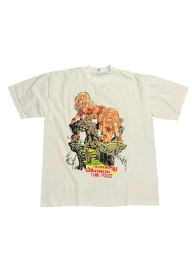 Dominion Tank Police White Tee - Size Large