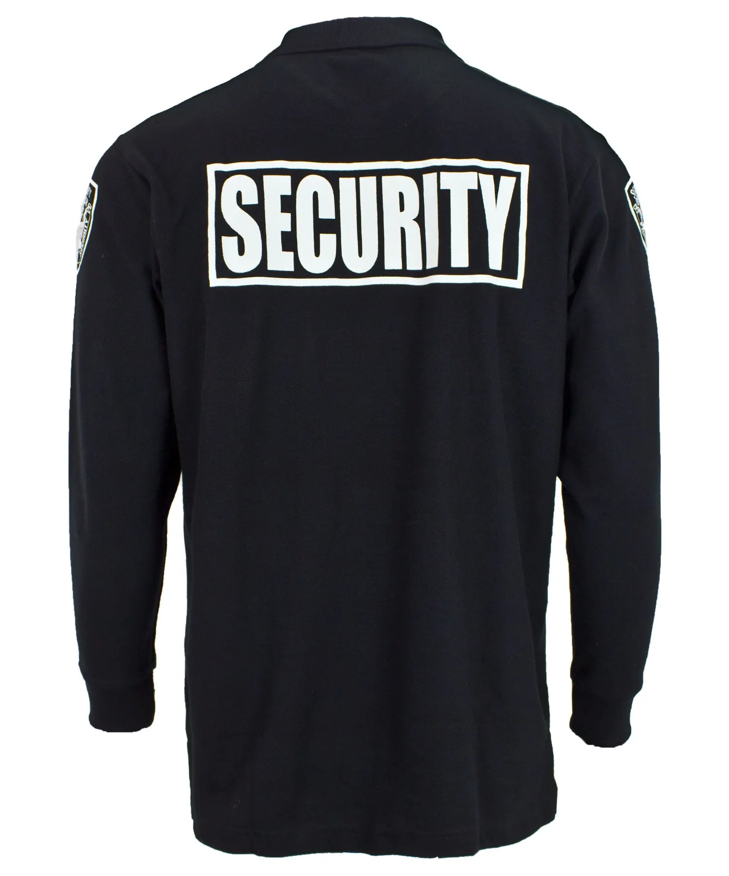 First Class Poly/Cotton Security Long Sleeve Polo Shirt