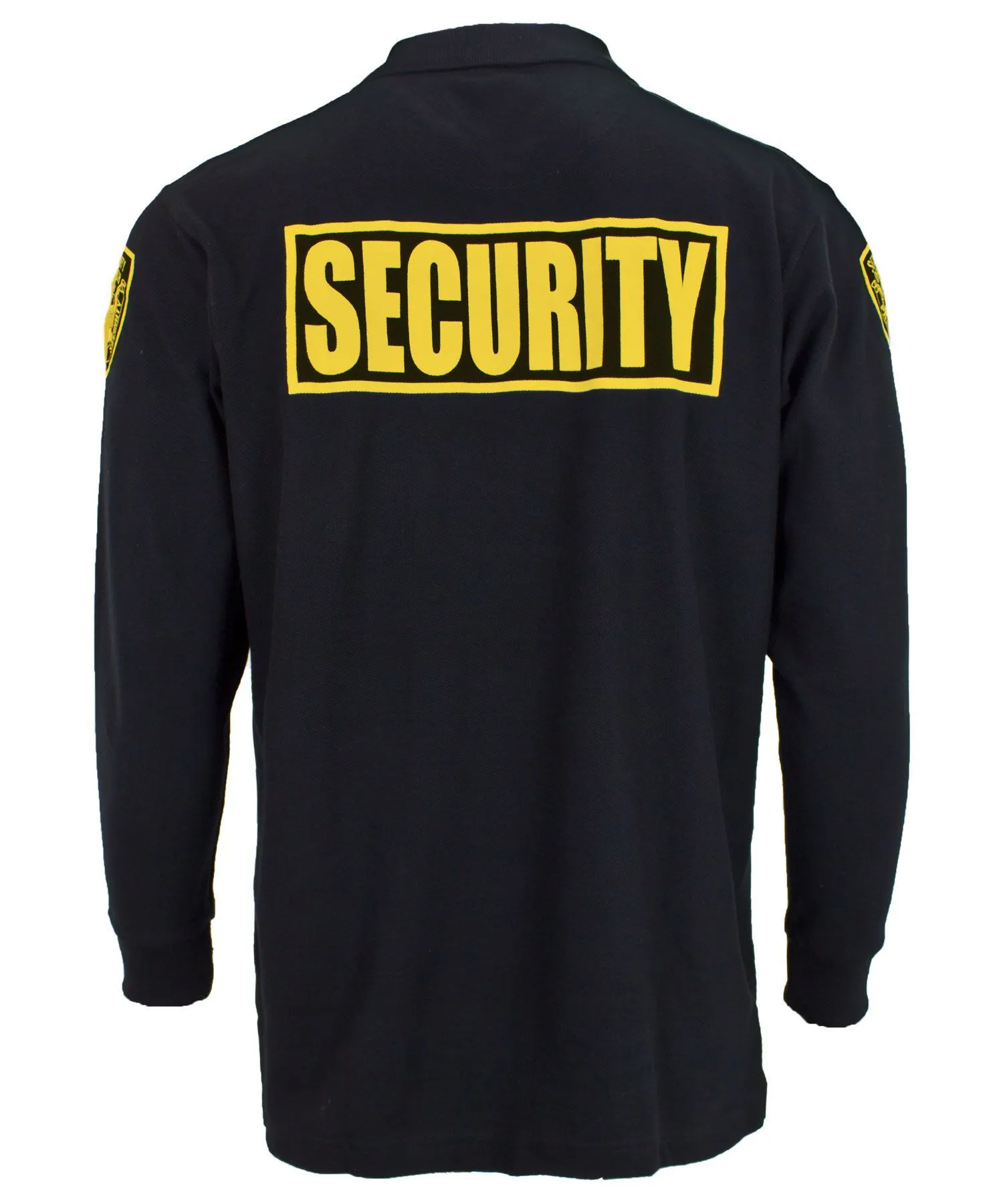 First Class Poly/Cotton Security Long Sleeve Polo Shirt