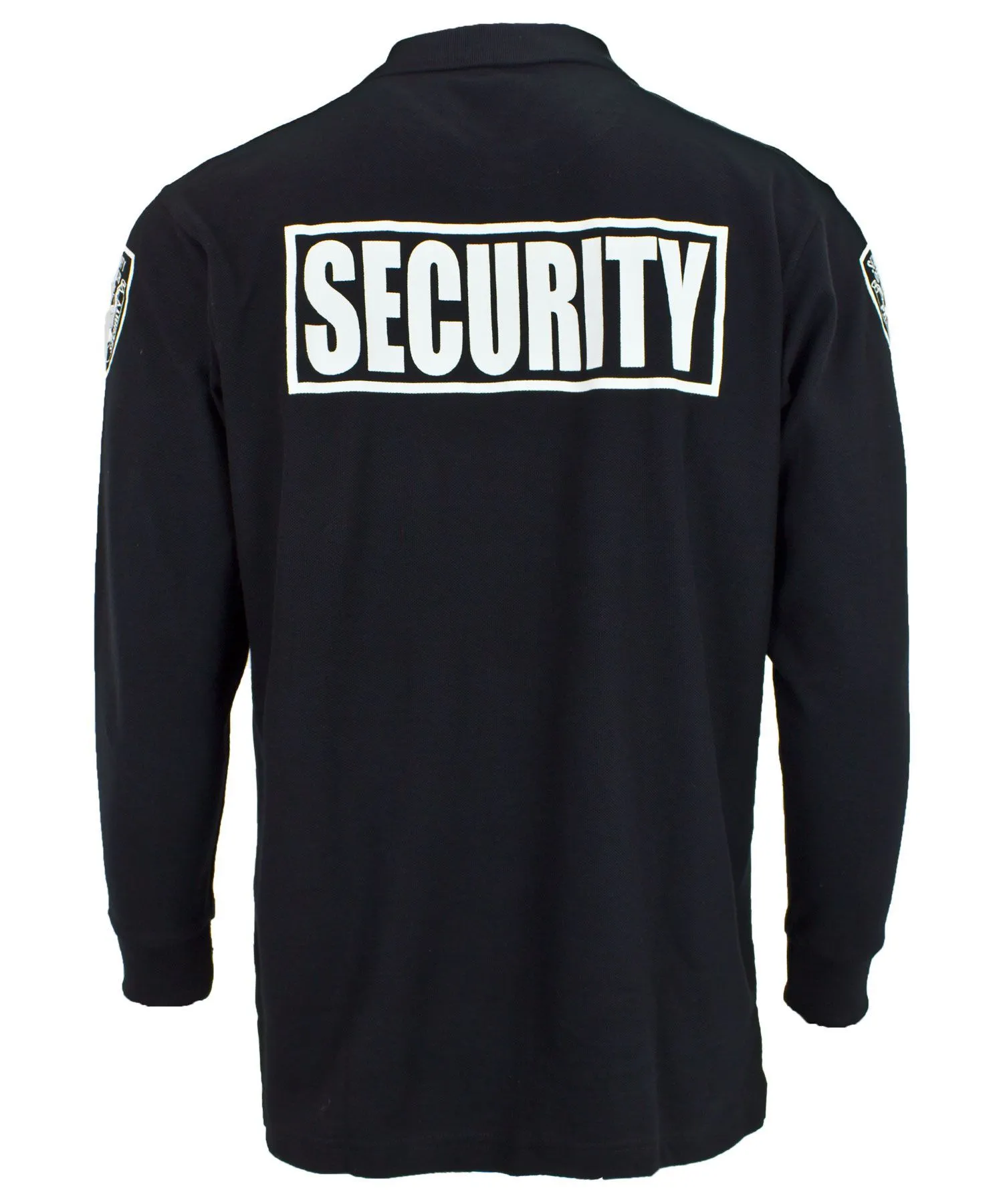 First Class Poly/Cotton Security Long Sleeve Polo Shirt