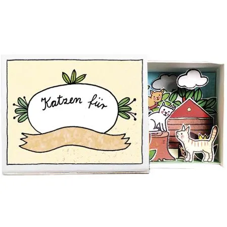 Fridolin Matchbox Craft Kit - Cat Family