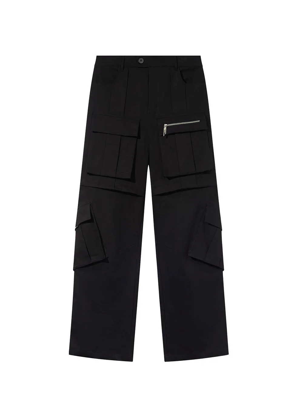 Heavy-duty multi-pocket workwear pants