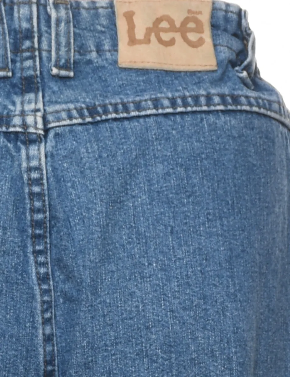High Waist Elasticated Lee Jeans - W26 L34