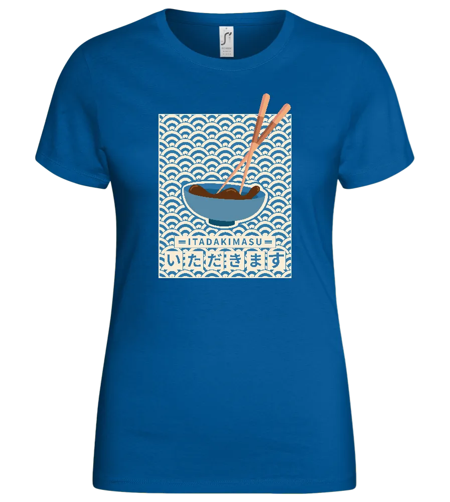 Itadakimasu Bowl Design - Basic women's t-shirt