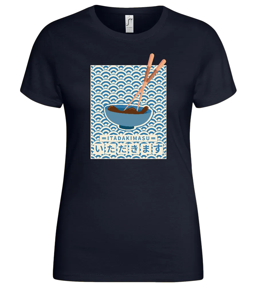 Itadakimasu Bowl Design - Basic women's t-shirt
