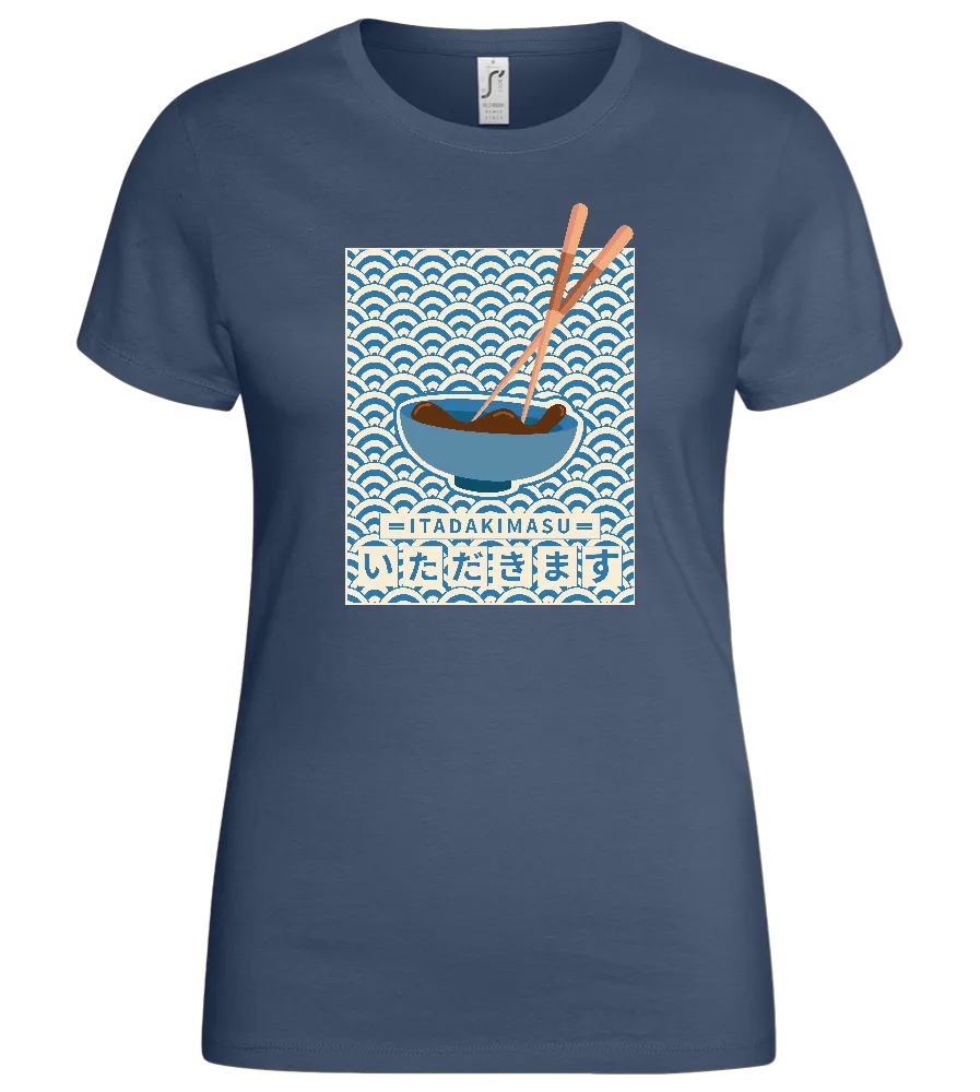 Itadakimasu Bowl Design - Basic women's t-shirt