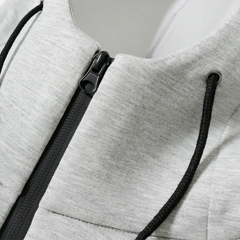 Japanese Retro Casual Solid Color Half Zipper Hoodie