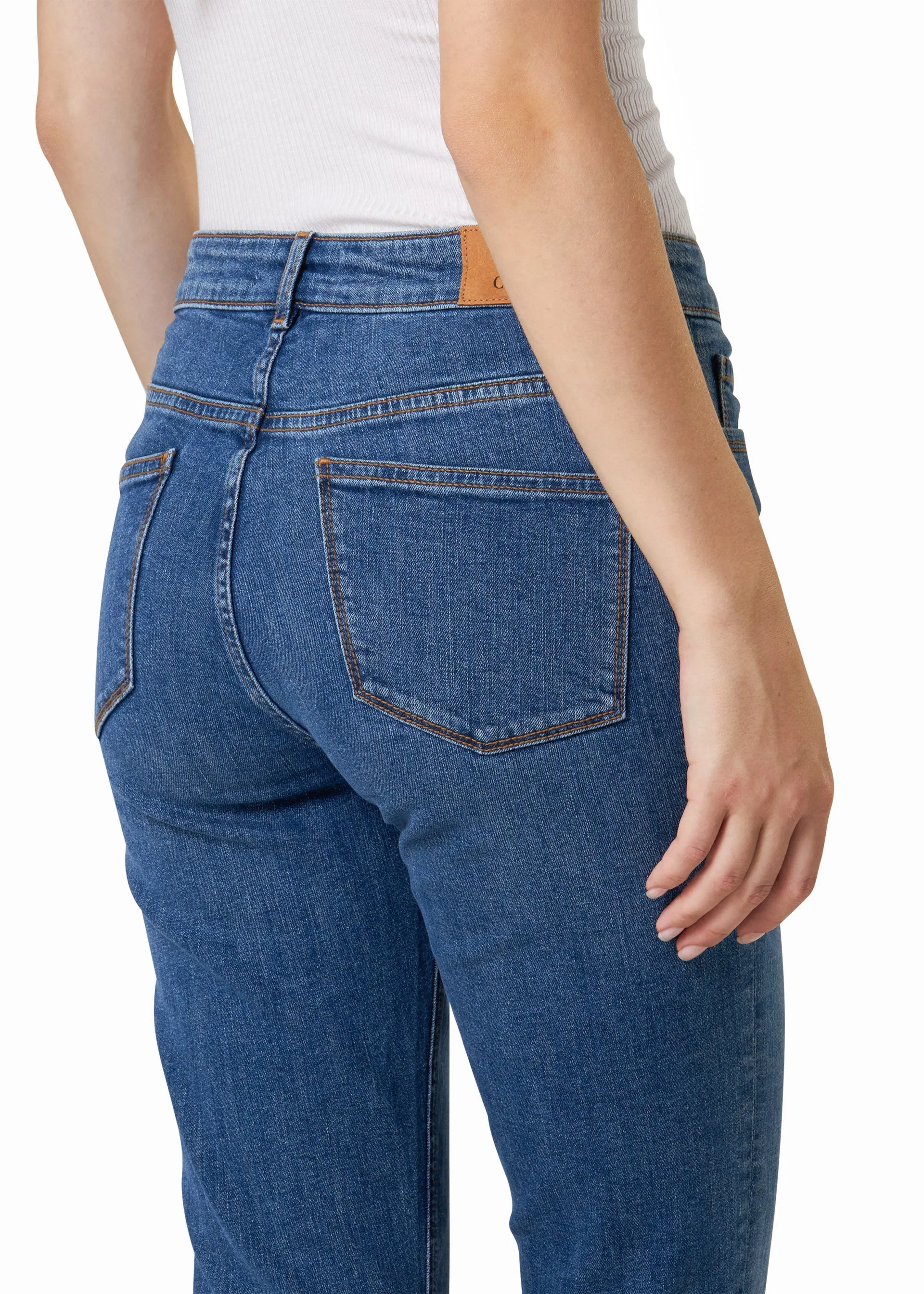 Jeans slim a vita alta