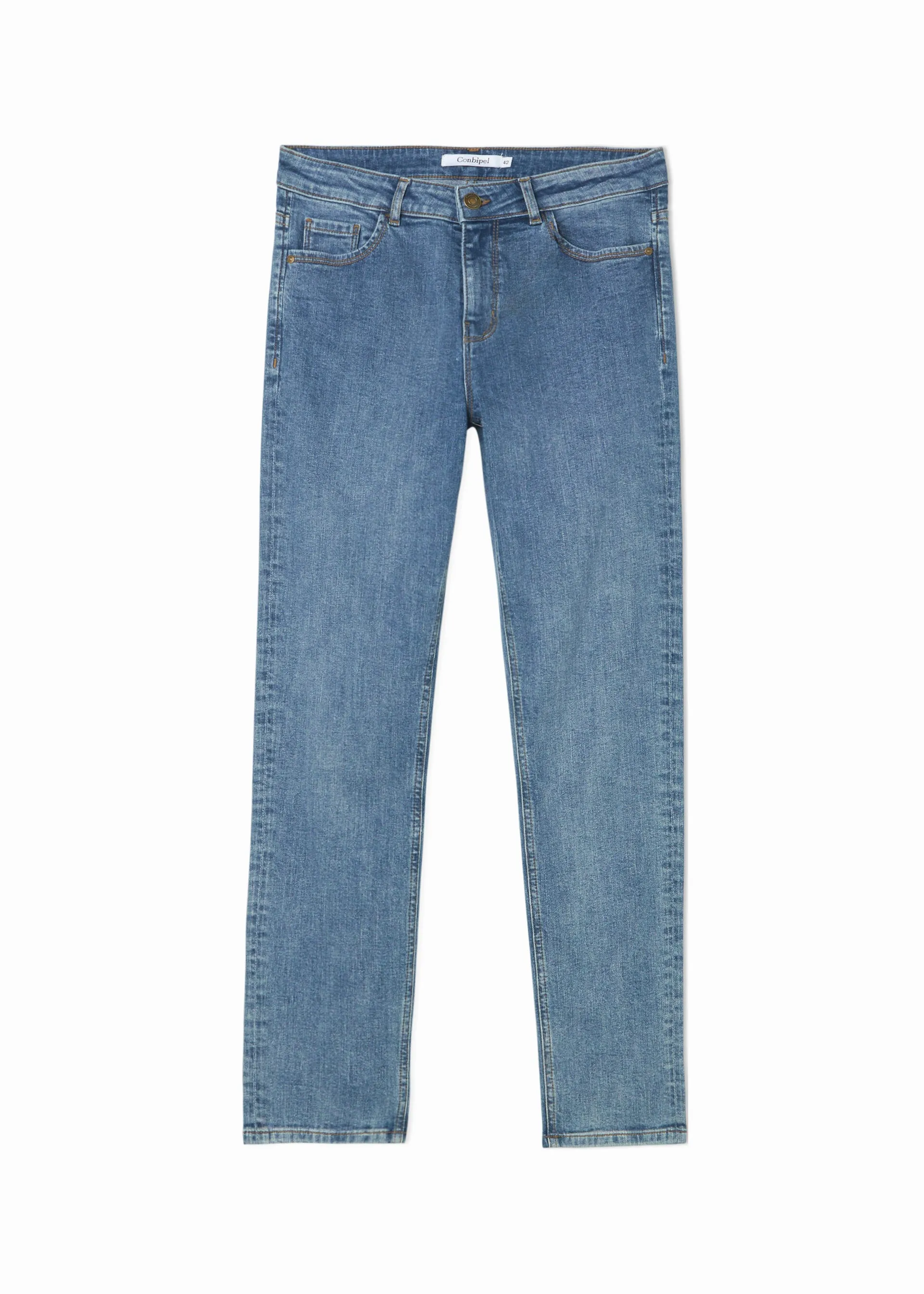 Jeans slim a vita alta