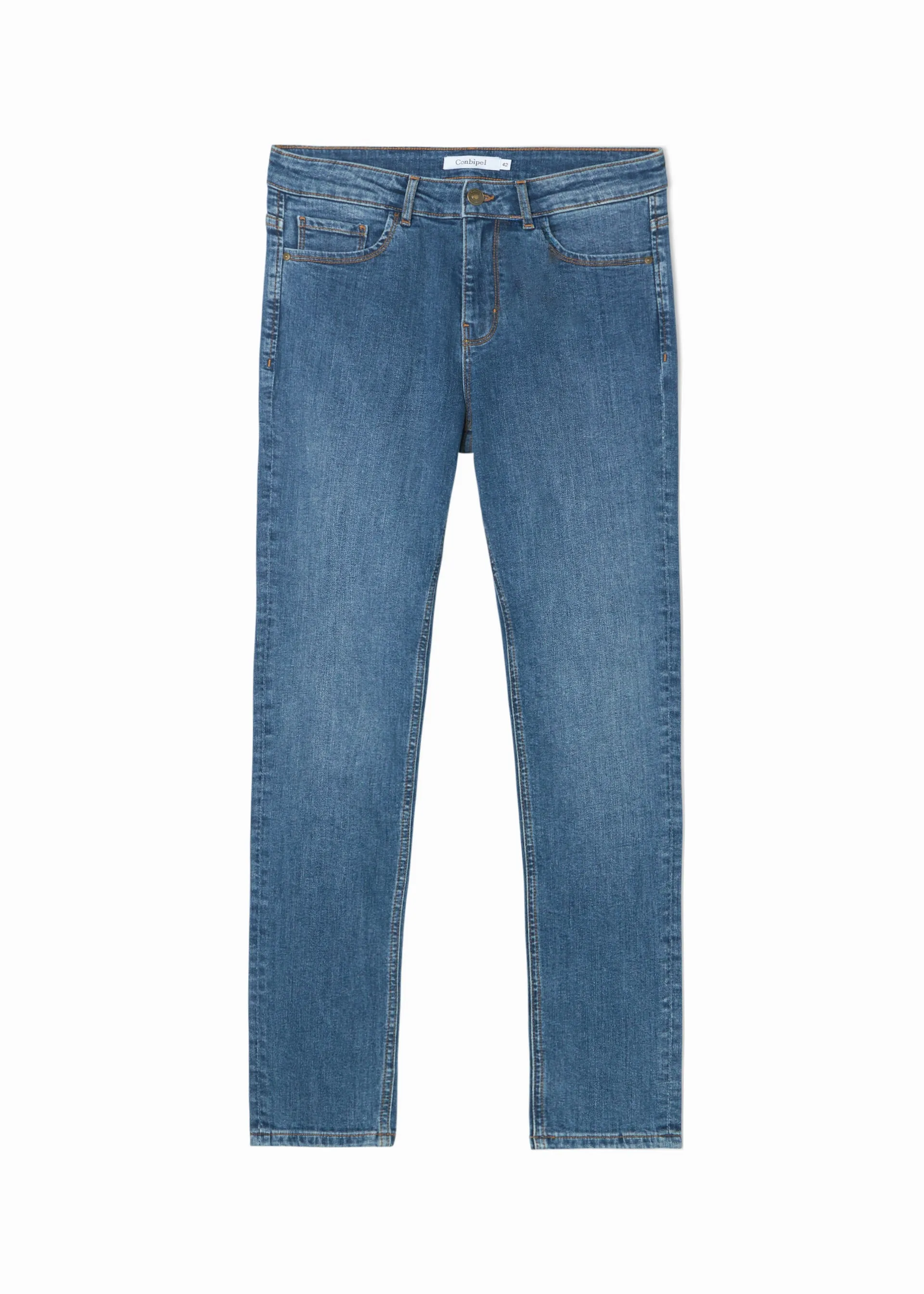 Jeans slim a vita alta