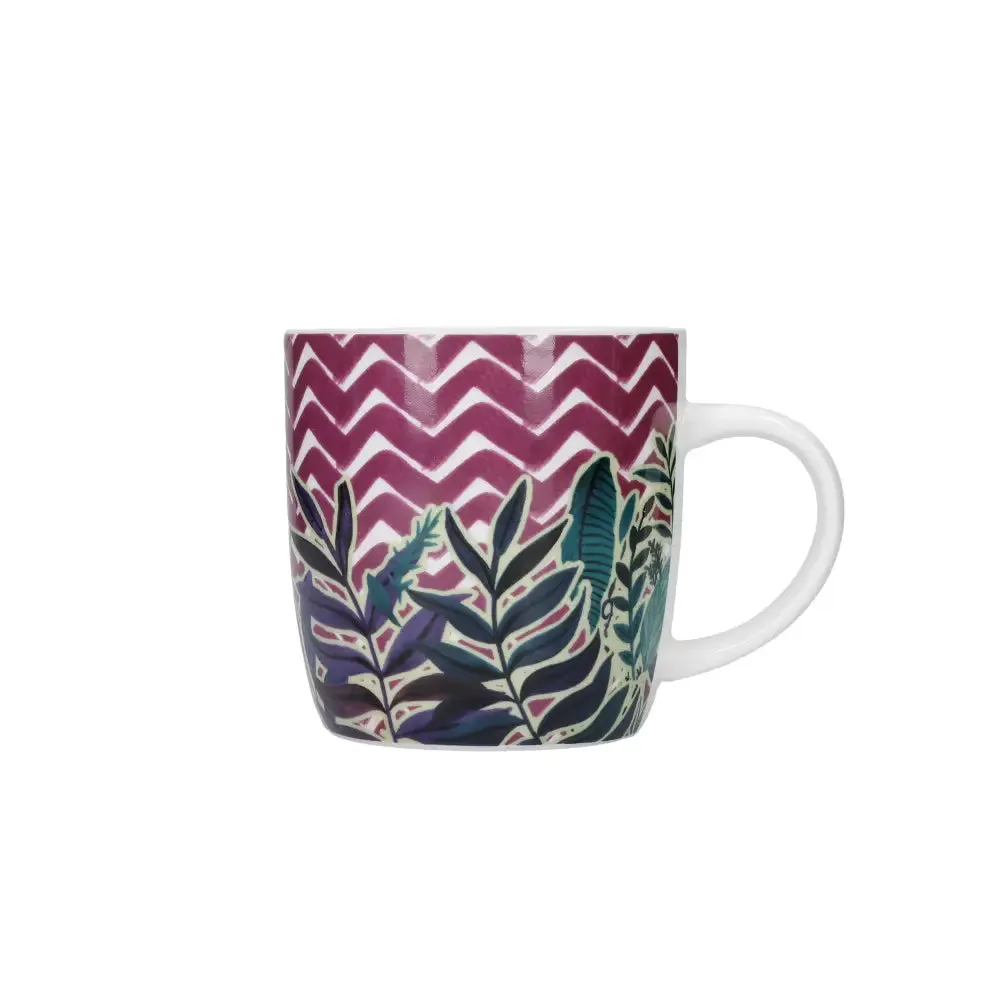 Kitchen Craft Barrel Mug Set Of 4 Exotic Floral