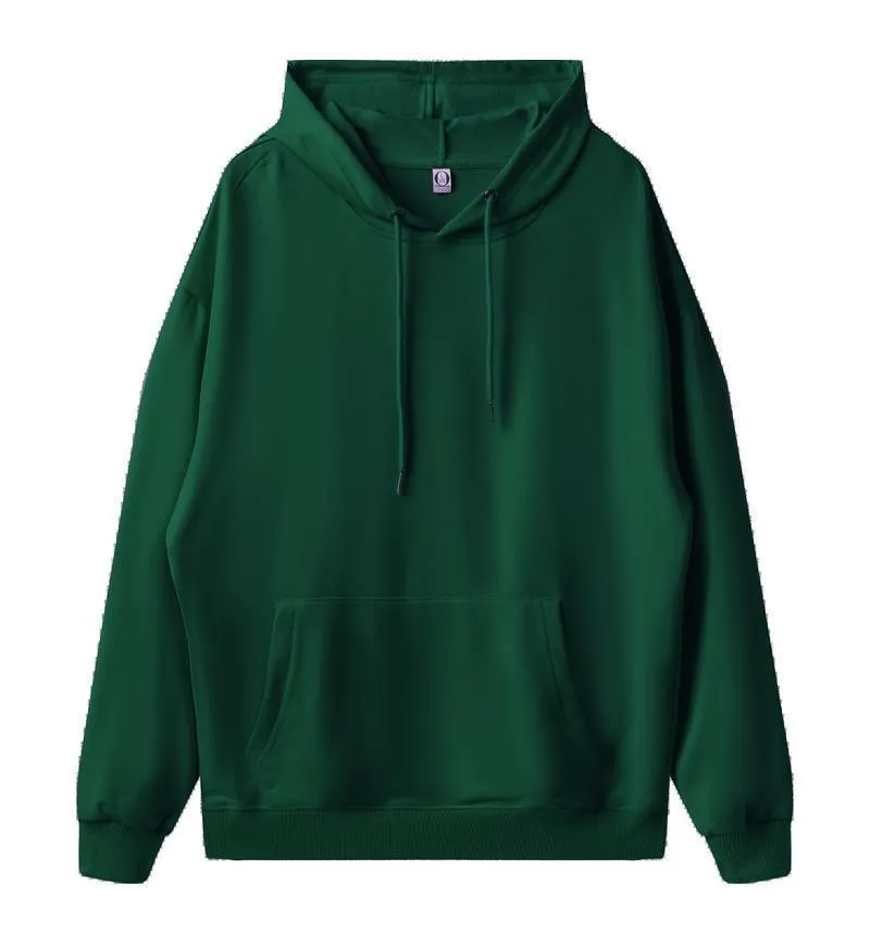 Ladies Solid Color Drawstring Hood Hoodie SKT4722
