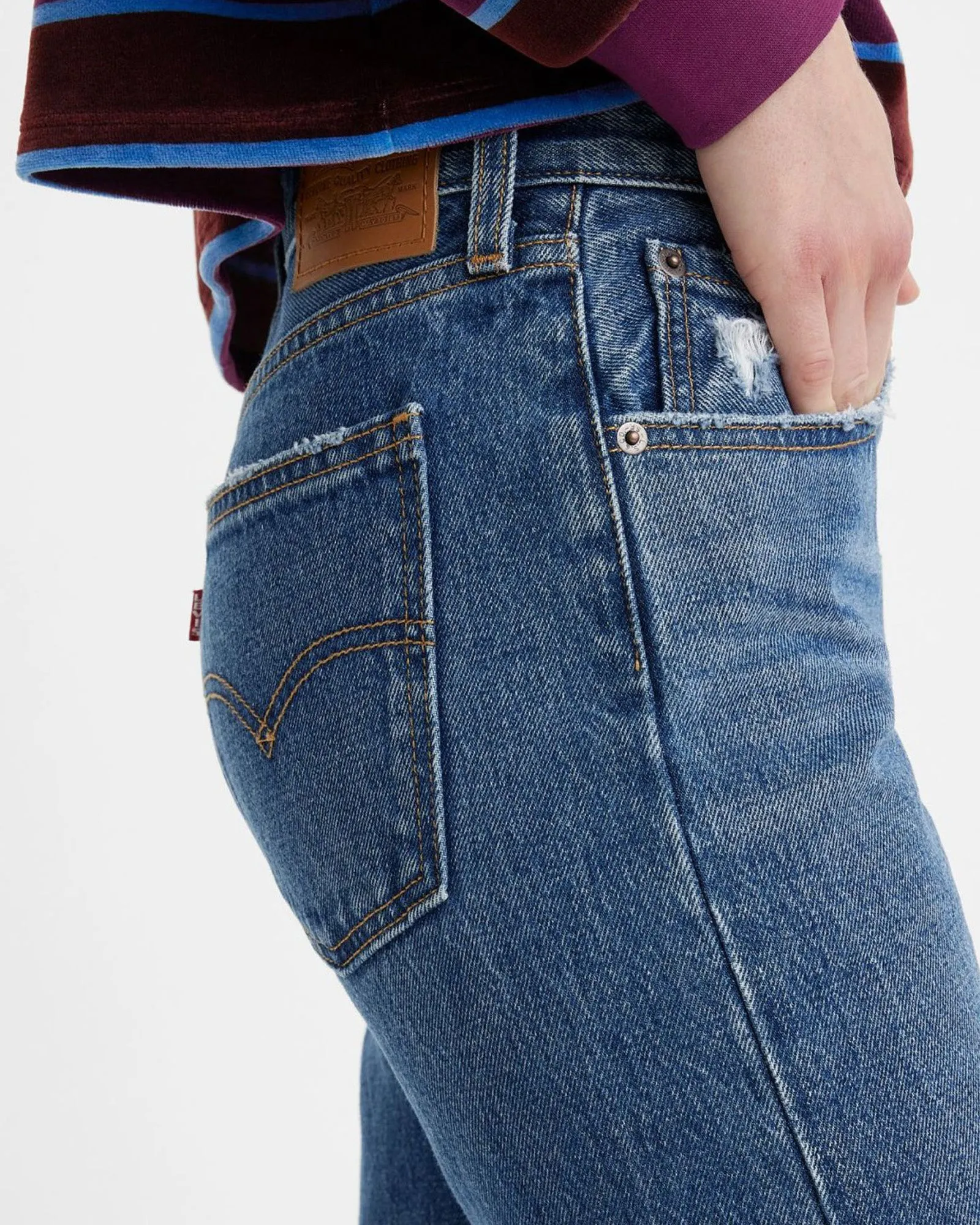 Levi's® Womens Middy Straight Jeans - Idle Time