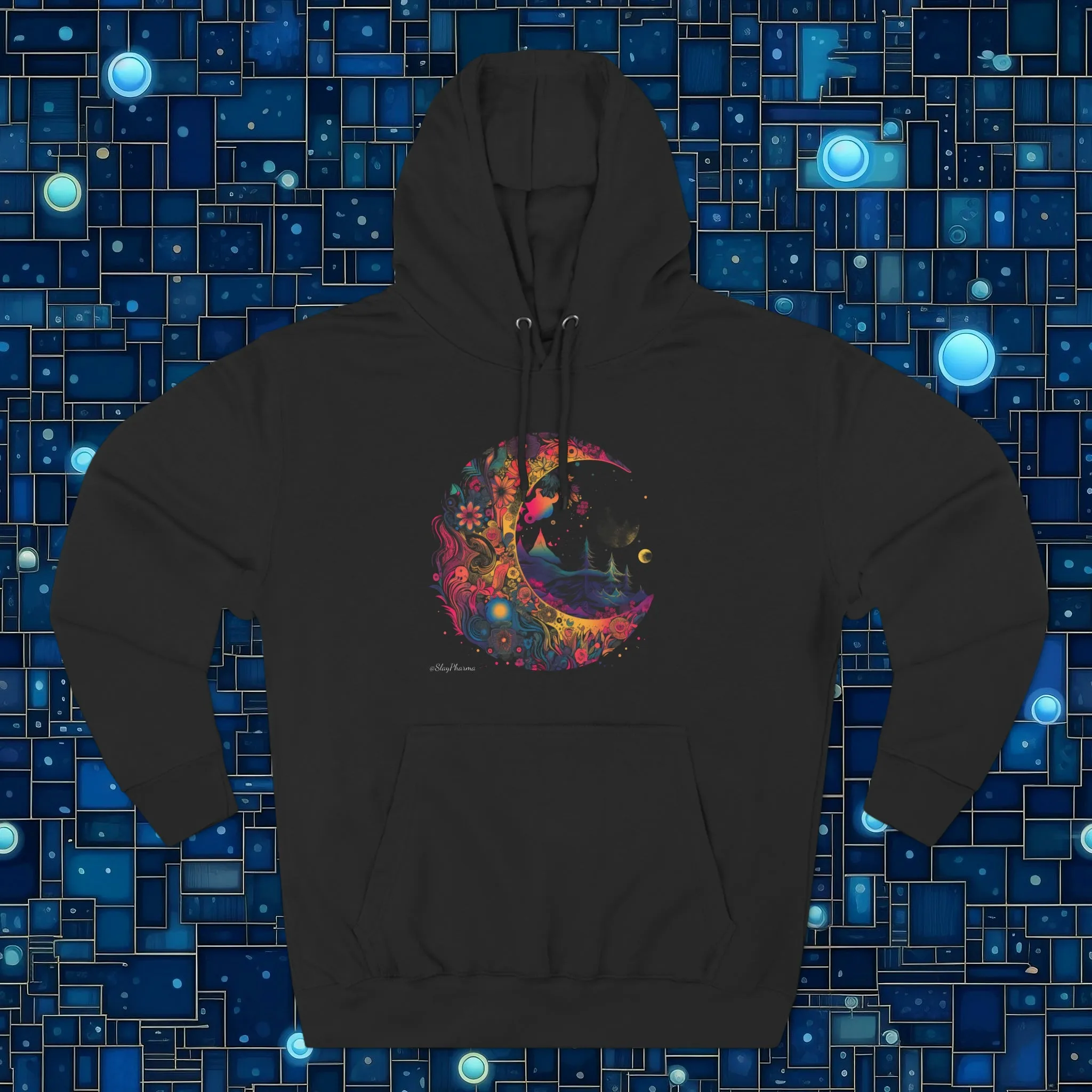 Lunar forest moon Ladies Premium Hoodie