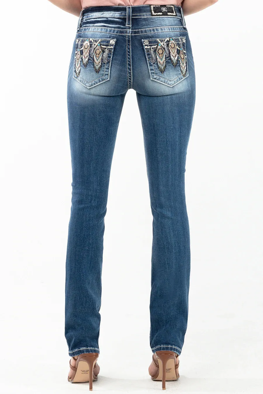 Miss Me Diamond Straight Leg Jeans