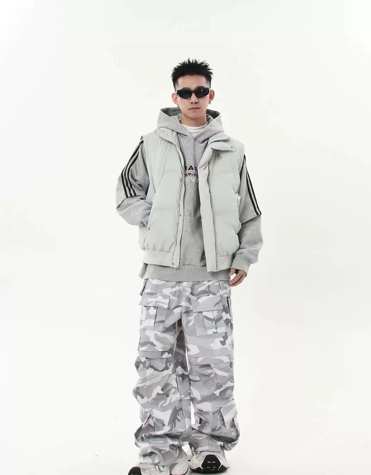Multi-Pocket Camouflage Pants
