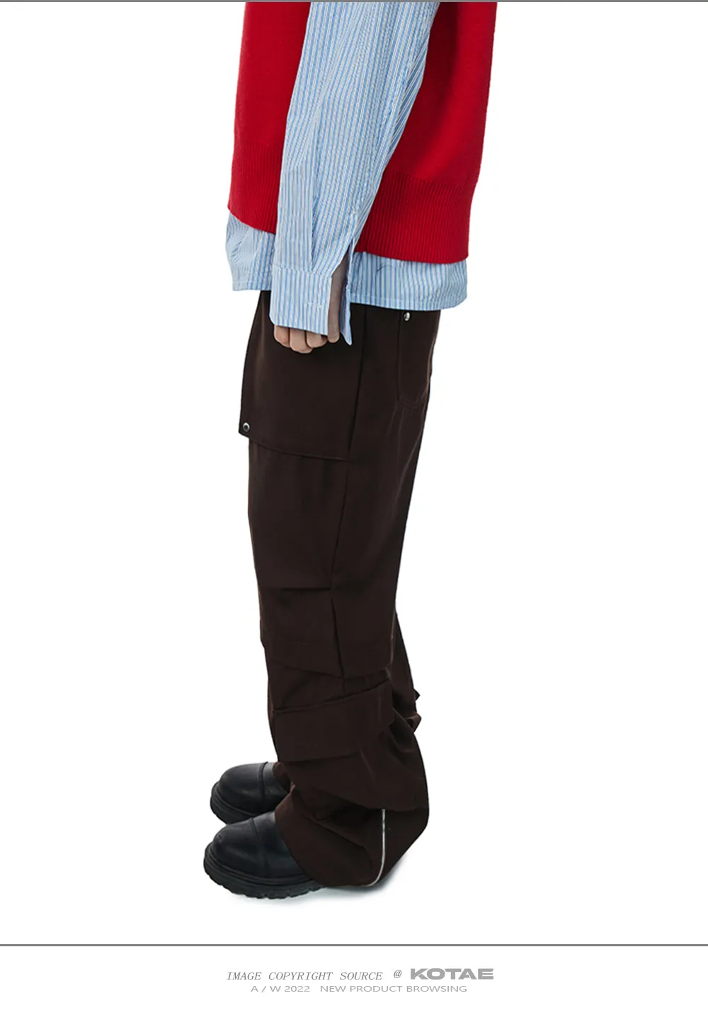 Multi-pocket casual pants