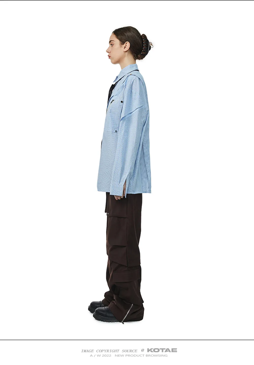 Multi-pocket casual pants