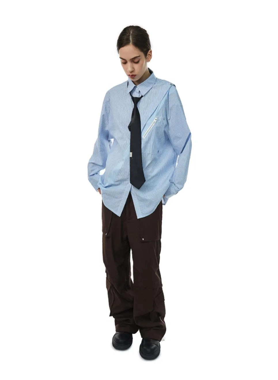 Multi-pocket casual pants