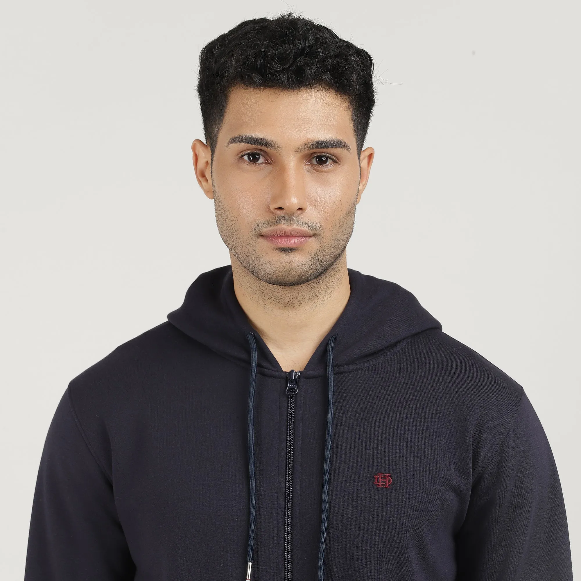 Navy, Fleece Full-Zip Hoodie