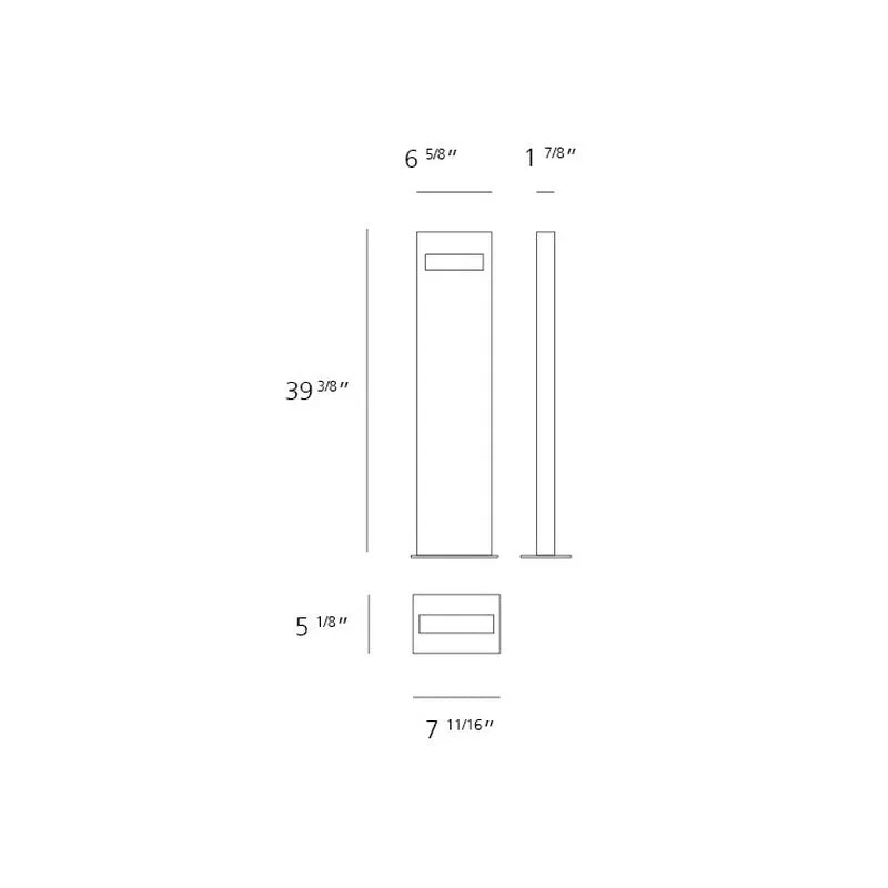 Nuda Outdoor Bollard