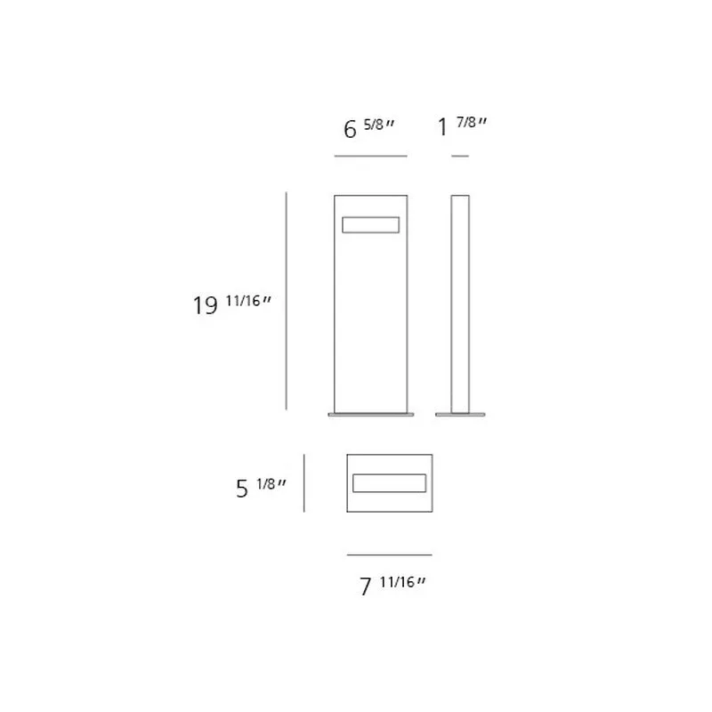 Nuda Outdoor Bollard