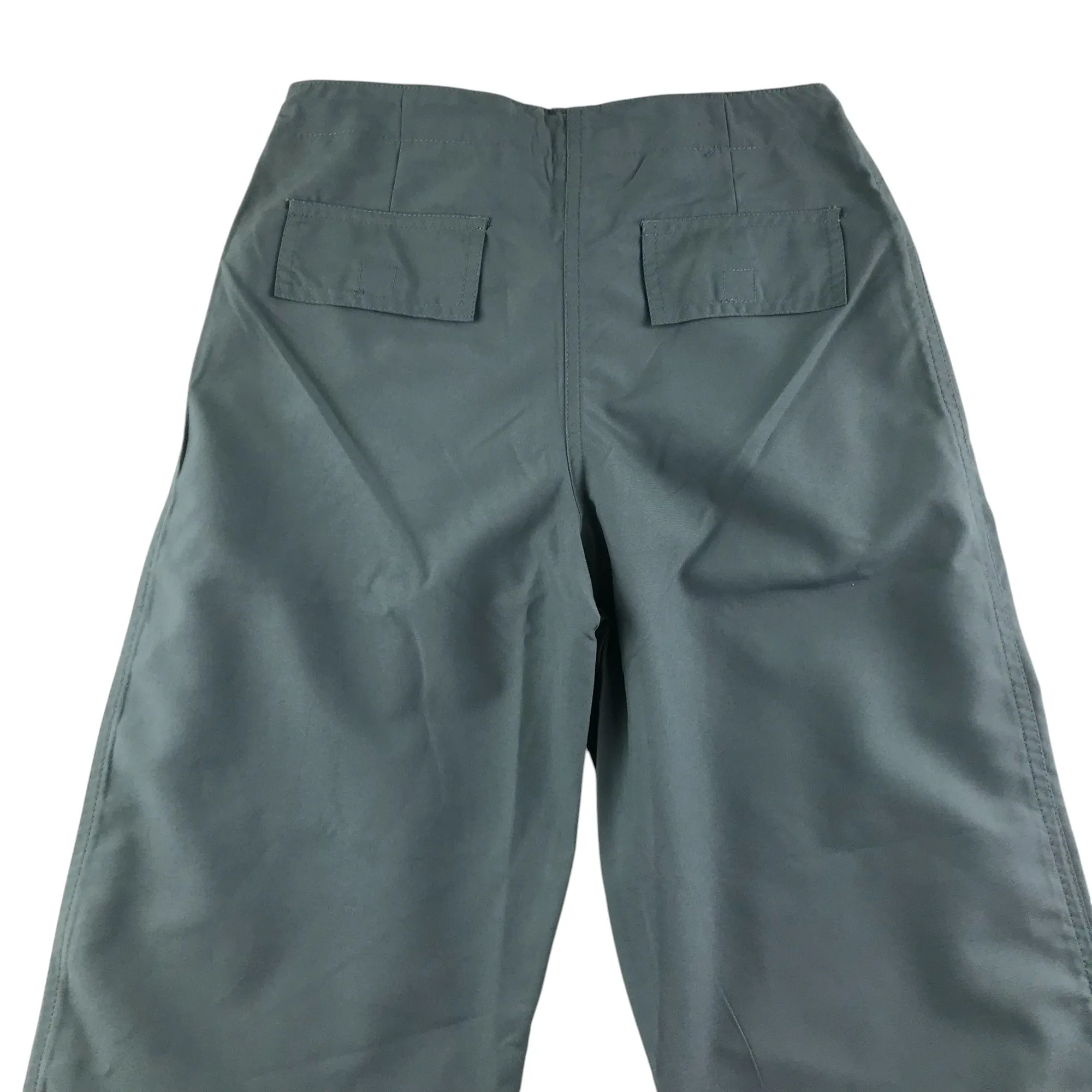 Nutshell Trouser 8-9 Years grey regular fit with zipped pockets on front