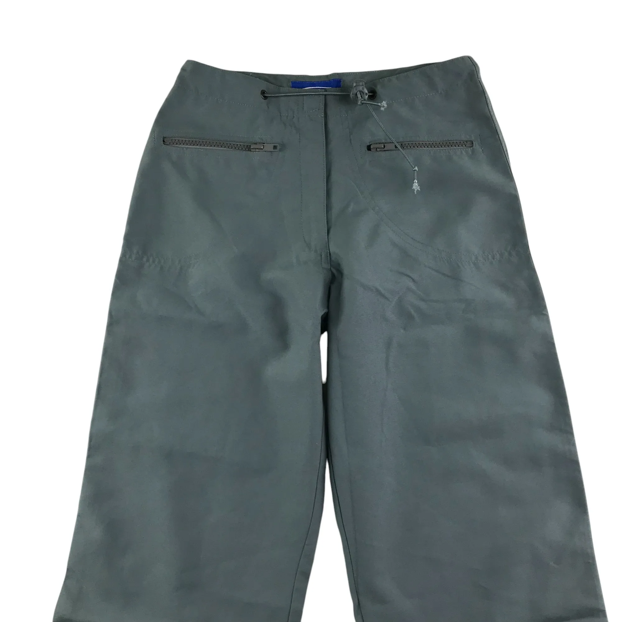 Nutshell Trouser 8-9 Years grey regular fit with zipped pockets on front