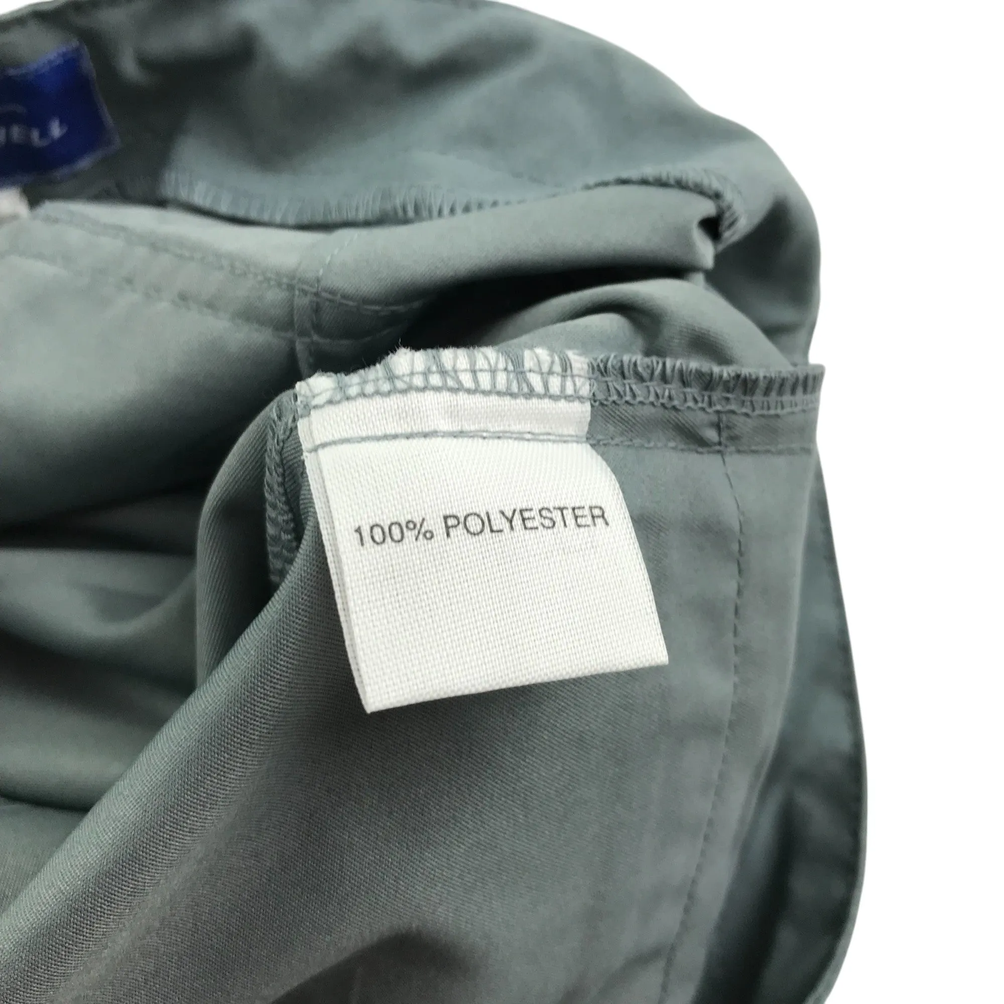 Nutshell Trouser 8-9 Years grey regular fit with zipped pockets on front