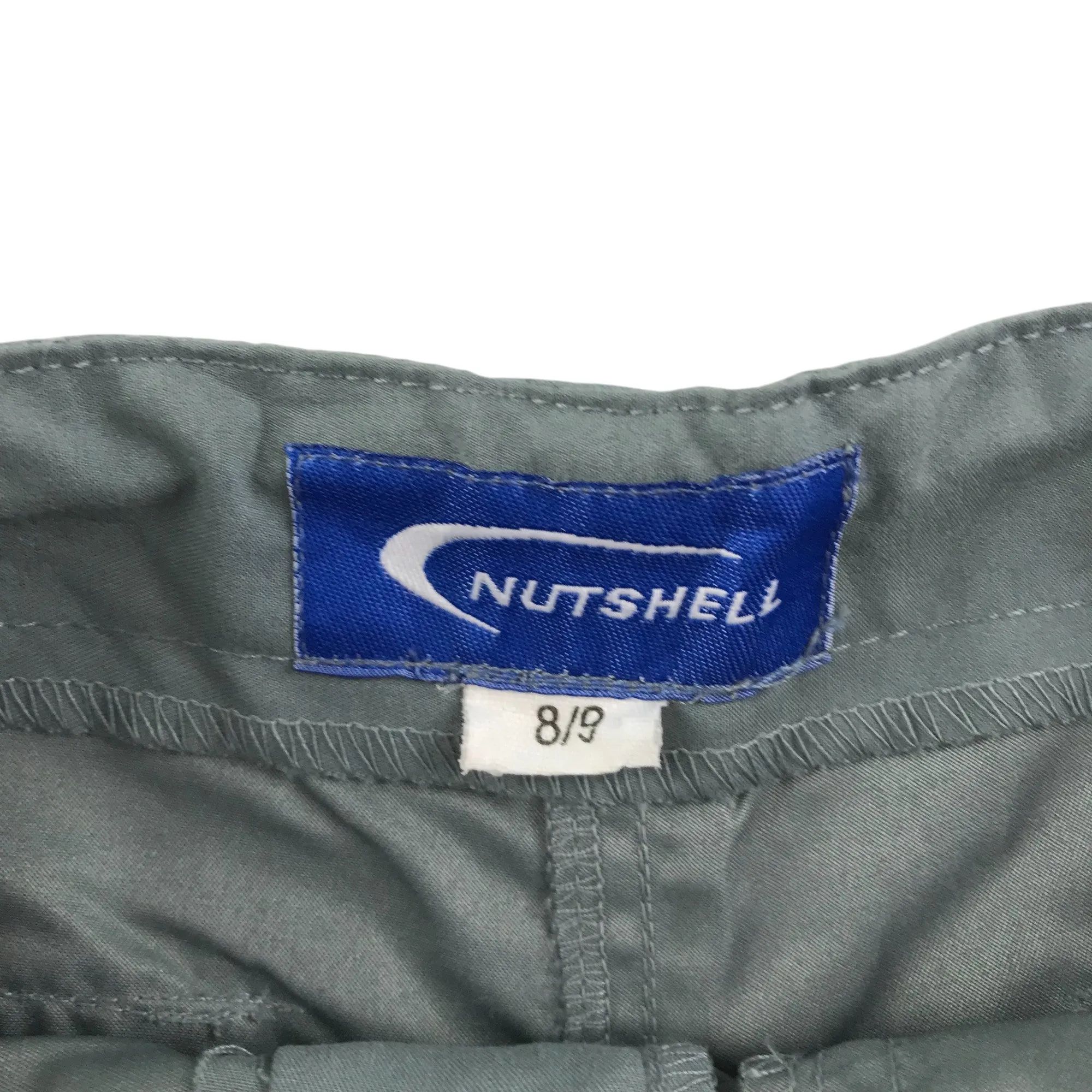 Nutshell Trouser 8-9 Years grey regular fit with zipped pockets on front