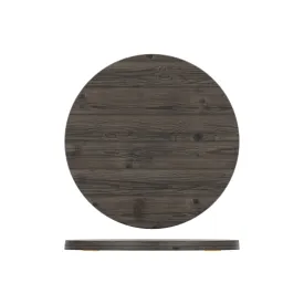 Oak New Haven Melamine Round Slab 32.5cm - Pack 1