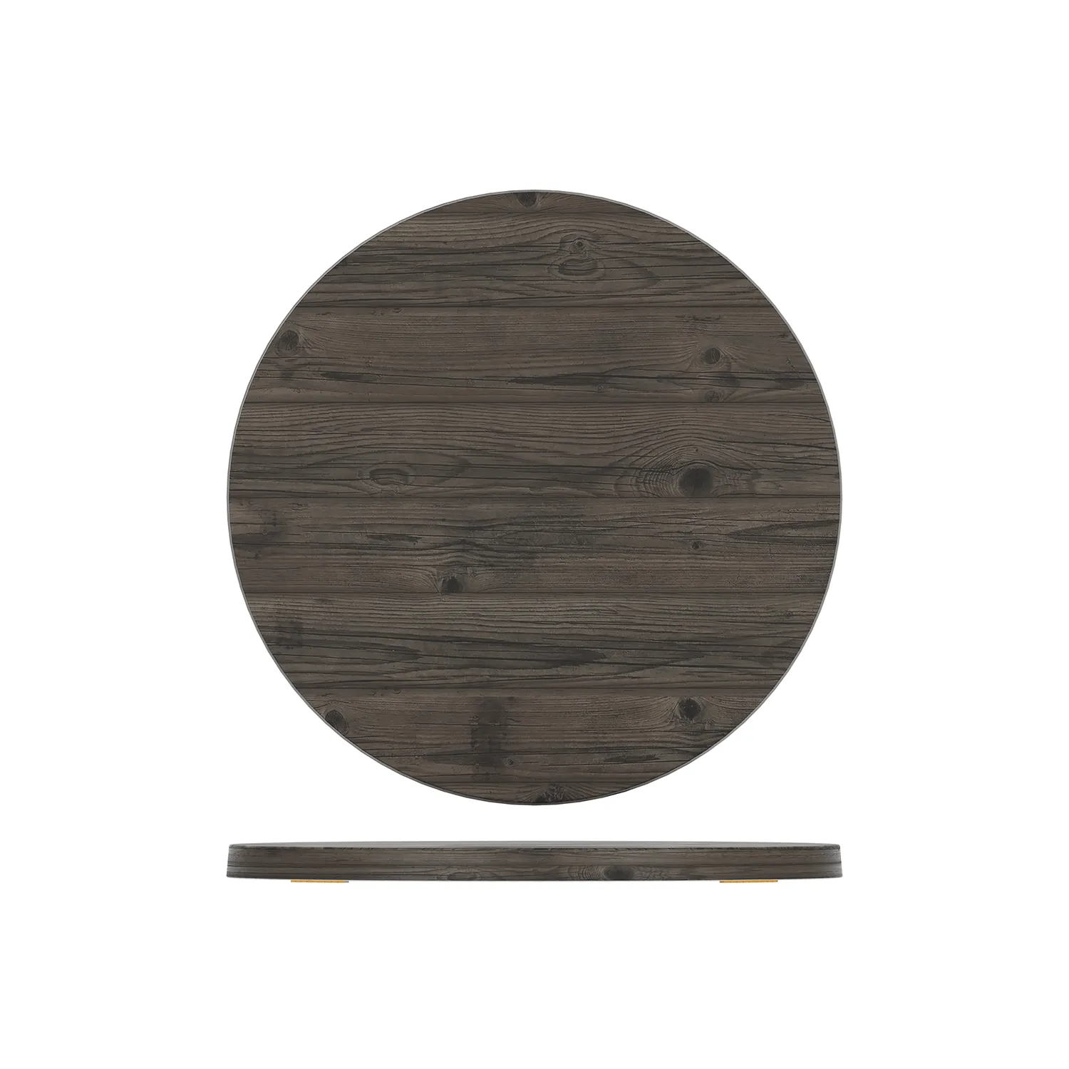 Oak New Haven Melamine Round Slab 32.5cm - Pack 1